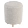 Pouf "Marta", 360 × 360 × 460 mm, Shenill fabric, color Betsy 013 / light gray