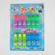 Flauts that are unwound soap bubbles, mix