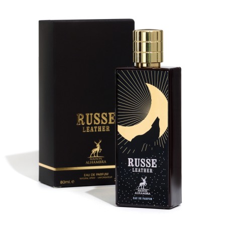 Perfume water unisex russe leather (based on Russian Leather), 80 ml