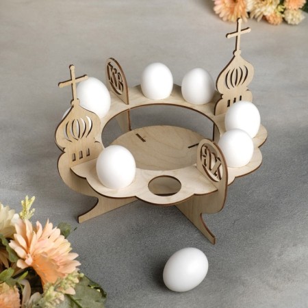 Stand for Easter Easter cake and eggs, 26 × 26 × 21 cm