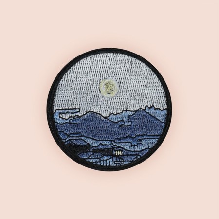 Thermal appliance "Sunset", d = 7.7 cm, blue/gray color-1