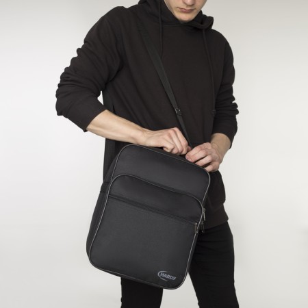Male bag, luris, black color-6