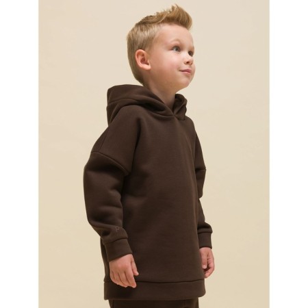Children's sweatshirt, height 104 cm, chocolate color-1