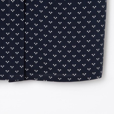 Shirt (shirt) female kaftan “points”, blue color, size 40-42-9