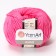 Yarn "Jeans" 55% cotton, 45% acrylic 160m/50g (42 bright pink)