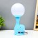 Huggler desktop LED 3W 3000k Blue 7.5x7.5x26 cm Risalux