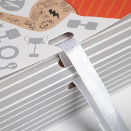 Gift folding box, packaging, “strongest”, 20 x 18 x 5 cm-2