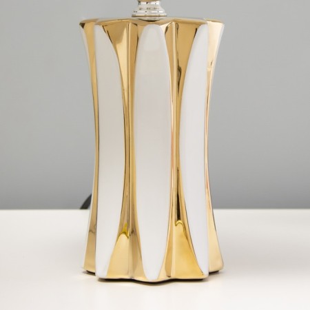 Sabina desktop lamp E14 40W Gold white 20x20x34cm-3
