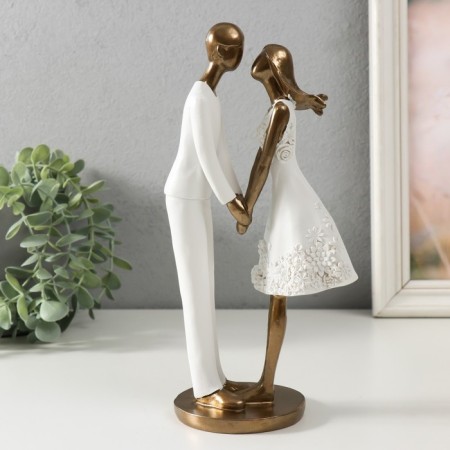 Polystone souvenir "Lovers" 12x8.5x24.5 cm