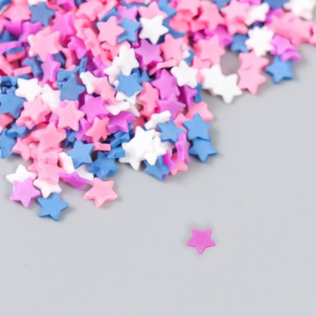 Decor for creativity plastic "Starfetti" 0.5 cm 20 g-1