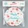 Paper plates "Happy Birthday" with flowers, 6 pcs.