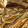 Gold of food in the sheet, 1 pc.