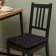 Pillow for stool Coons Black 40x40cm Luzga buckwheat, Greta hl35%, PE65%
