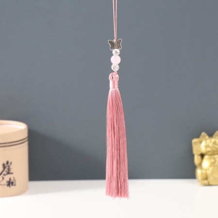 Textile suspension, metal "Butterfly" dusty rose 1x1.2x16.5 cm