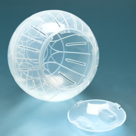 Ball for rodents "Pigger", 14.5 cm, transparent-1