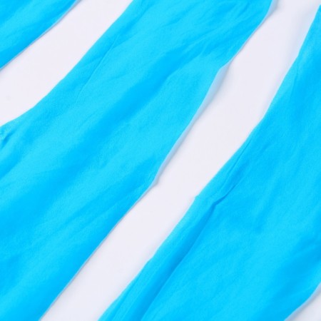 Kapron for dolls and flowers, set 4 pcs., Size 1 pc. - 45 × 6 cm, turquoise color-3