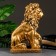 Figure "Leo sitting with a ball" bronze, 29x18x45cm