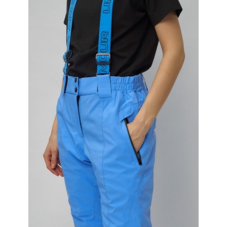 Ski suit female, size 42, blue color-22