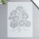 Plastic stencil "Binding" 29.7x21 cm