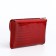 Women's wallet on magnet, red color
