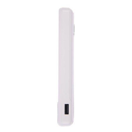 External BYZ W79, 10,000 mAh, Type-C, USB, 2 A, display, cable 4, display, white-6