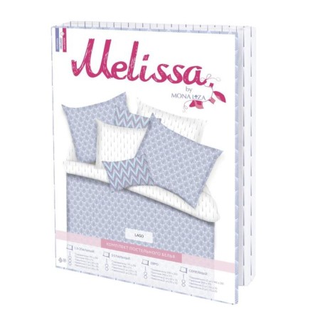 Bed linen Duet Lago, size 200x215 cm, 145x210 cm - 2 pcs, 70x70 cm - 2 pcs-2