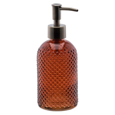 Liquid soap dispenser, 7.5x7.5x19.5 cm, Orange color-4