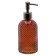 Liquid soap dispenser, 7.5x7.5x19.5 cm, Orange color