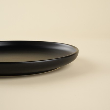 A set of porcelain plates SL Home "Dark", d = 20.3 cm, black color-2
