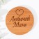 Cover-Cover for a mug "Beloved Mom", Beech, D 80mm