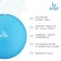 Sangh yoga ball, d = 25 cm, 100 g, blue color