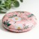 Casket Metal Round "Flowers and Leaves" Packing 12 pcs 1.8x7x7 cm