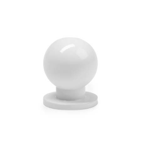 Handle button Cappio RK146, D = 25 mm, white color
