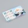 Box for sweets with a shell 9 pcs without a window "since March 8", 13.7 x 13.7 x 3.5 cm. Confectionery packaging