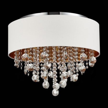Ceiling lamp ST LUCE. SL1350.502.06. Lacchia. 6x40 watts, E14, 50x50x42.5 cm, chromium color-3