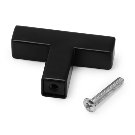 Pen button Square Cappio RSC008, stainless steel, black color black-7