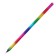 Pencil Blackographic "Rainbow" The hardness of HB, holography, sharpened, with a rhinestone
