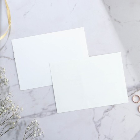 Wedding invitation “To our wedding” (white color), 18.4 x 13 cm-4