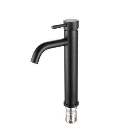 Sink mixer "RMS" SUS128BL-001F-1, 35 mm cartridge, stainless steel, black