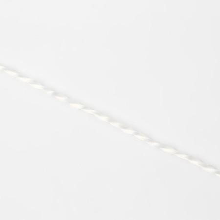 Thread for weaving, twisted, d = 2 mm, 100 m, white color-3