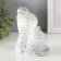 Souvenir Ceramics "Cobra with a bowl with coins" White with gold 5.8x9.5x11 cm