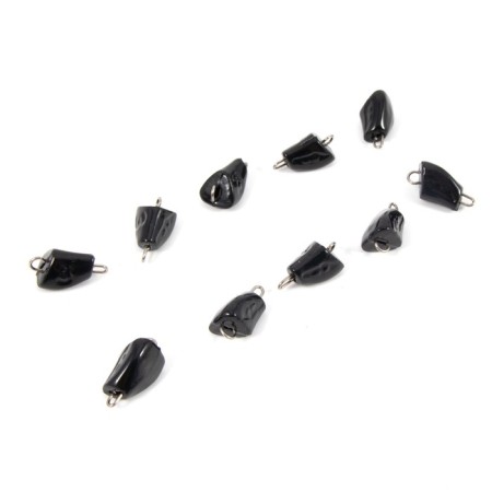 Cargo of a bullet-exentric painted paved Yaman 10 pcs., 3 g, black-3