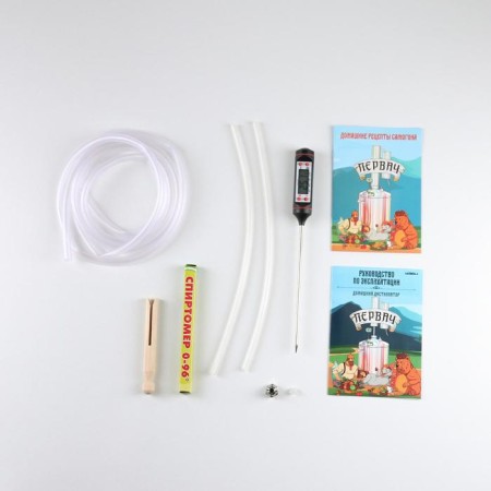 Moonlit apparatus "Pervach Elite", 20t, 20 l, thermometer, overpressure valve, waste drainage, cooling-4