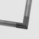 Corner Connector for the built-in track system Technical TRX010CL-22B, 10x5.3x10 cm, black color is black