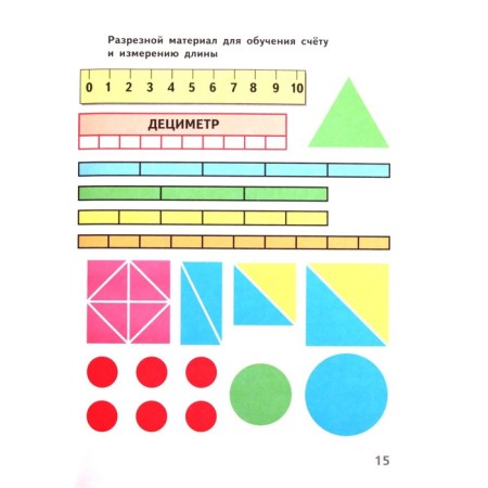 1 class. School of Russia. Mathematics. Counted counting and game material-2