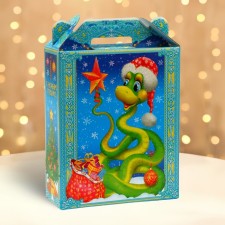 New Year. Gift box New Year's gift 
