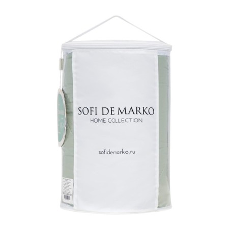 Blanket, size 160x220 cm, turquoise color-3