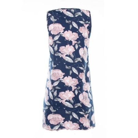 Night shirt female, dark blue color, size 44-5