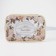 Lightning cosmetic bag, beige color