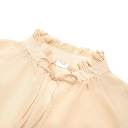 Women's blouse Minaku: Enjoy Milk color, rr 44-9